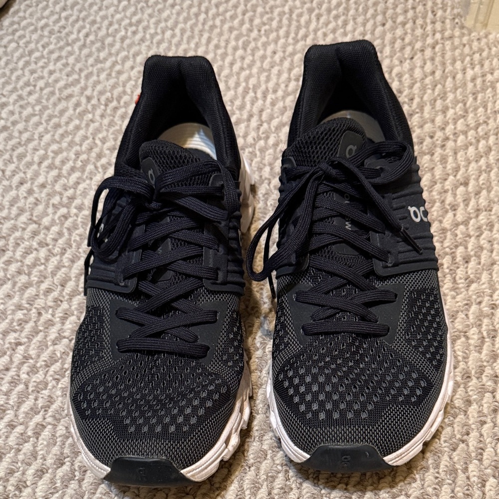 On Cloud Black Running Shoes